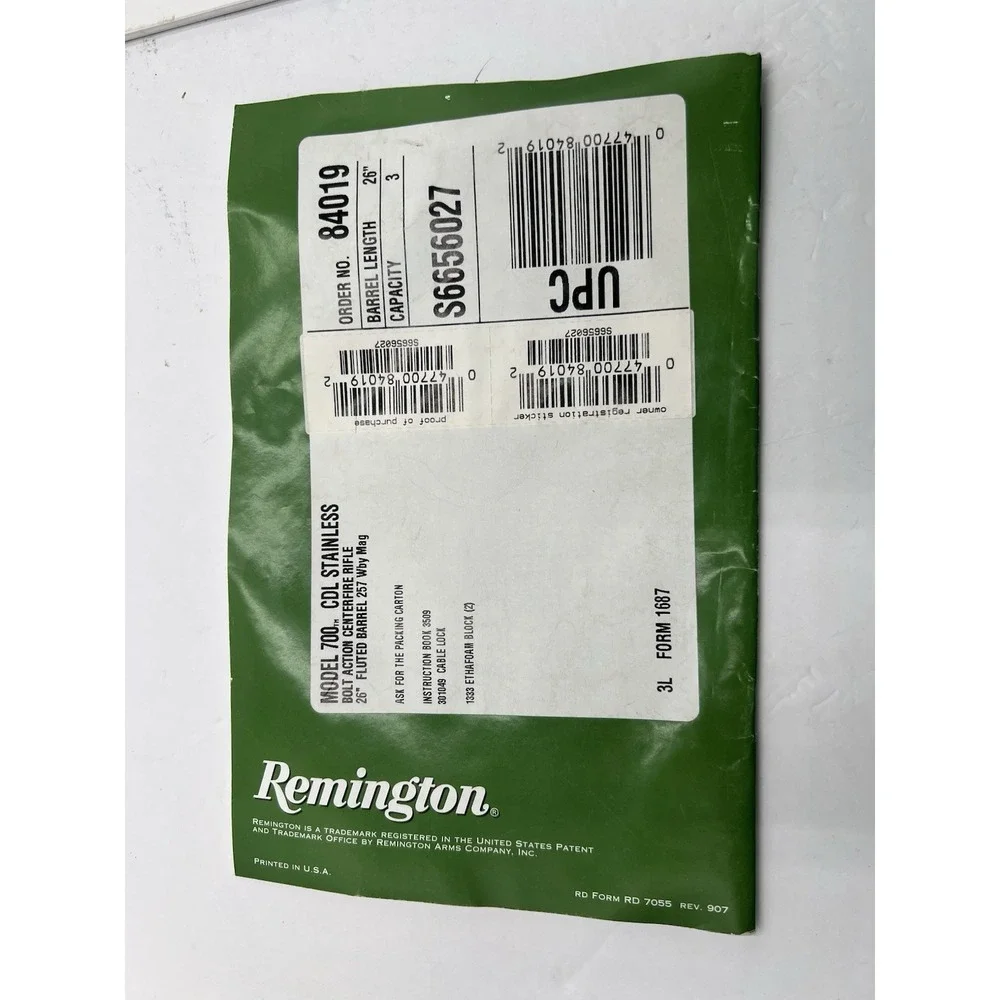Vintage Remington 700 710 715 770 673 & Ruger 10/22 Rifle Owner Manuals Lot